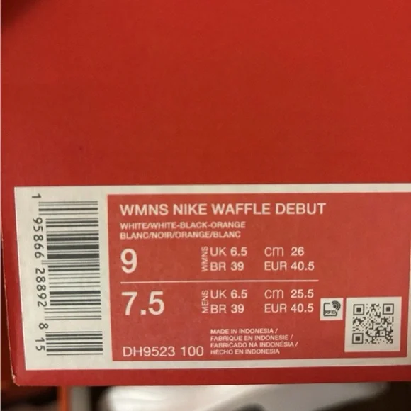 Nike Waffle Debut White Grey Women’s Shoes DH9523-100 No Lid - Picture 8 of 9